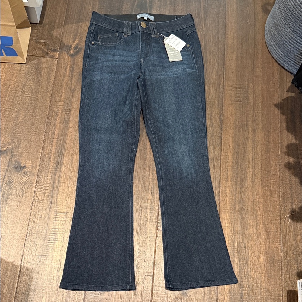 Wit & Wisdom Dark Blue itty bitty boot Leg Jeans 4P
